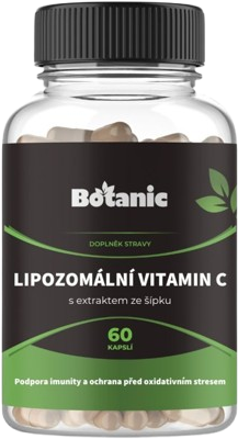 Botanic Lipozomální vitamín C s extraktem šípku 60 kapslí