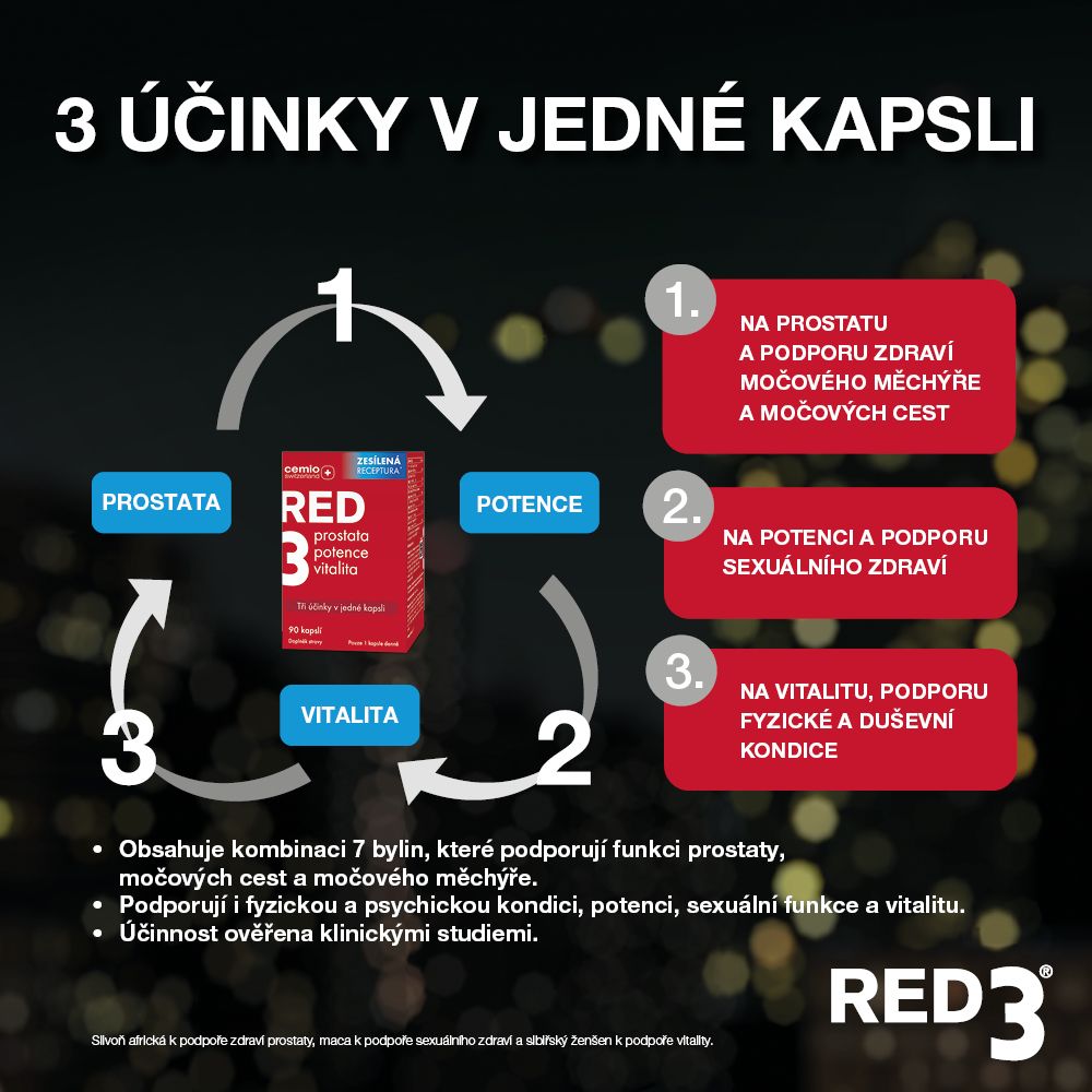 Cemio Red3  100 kapslí