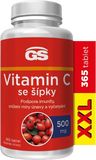 GS Vitamín C se šípky 365 tablet