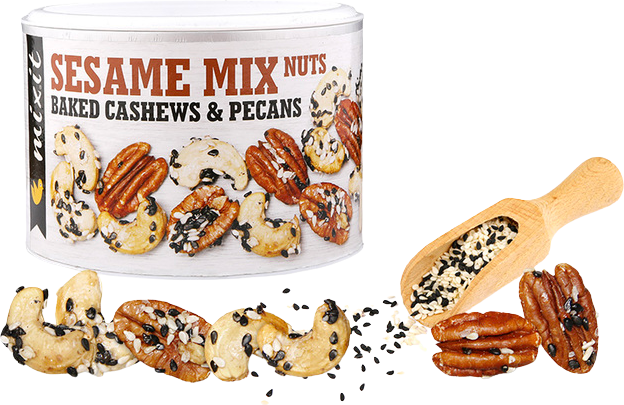 Mixit Oříšky z pece - sezam a růžová sůl 150 g