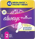 Always Platinum Super (velikost 2) Vložky s křidélky 42 ks