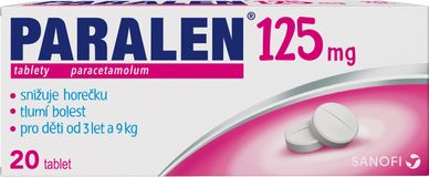 Paralen pro děti 125mg, 20 tablet