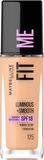 Maybelline New York Fit me Luminous + Smooth 125 Nude Beige make-up, 30 ml