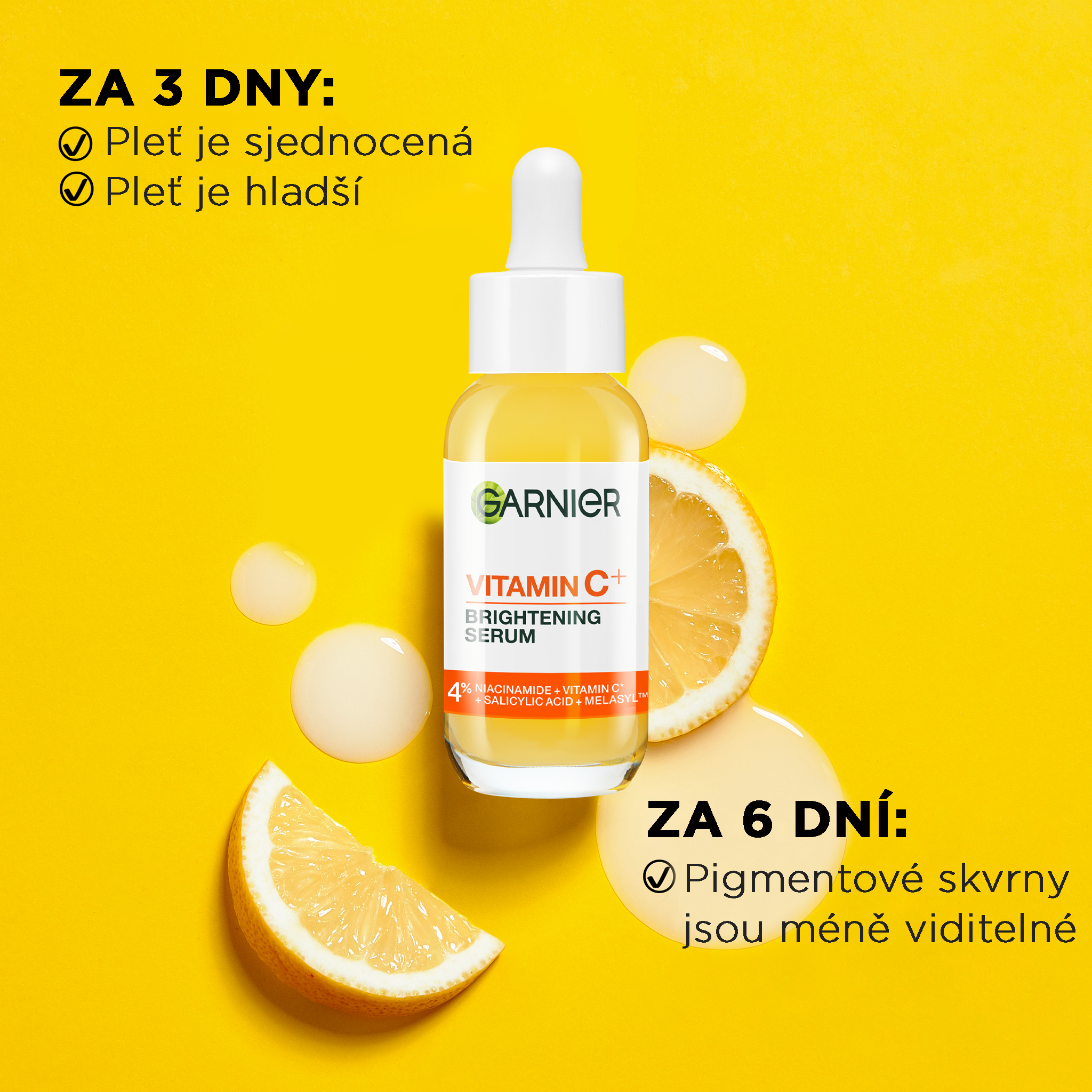 Rozjasňujúce sérum Garnier Vitamin C Super s vitamínom C