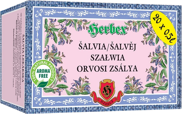 Herbex Šalvěj lékařská sáčky 20 x 3 g