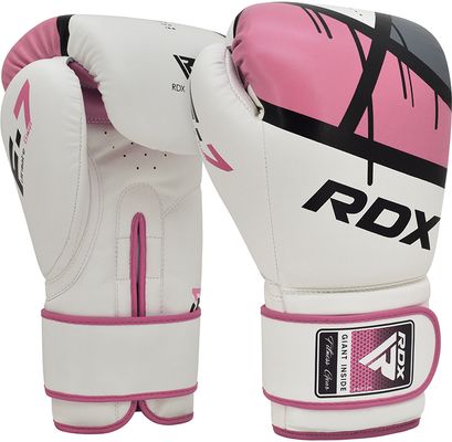 Acra RDX F7 Ego Růžové boxerské rukavice pro ženy 340 g