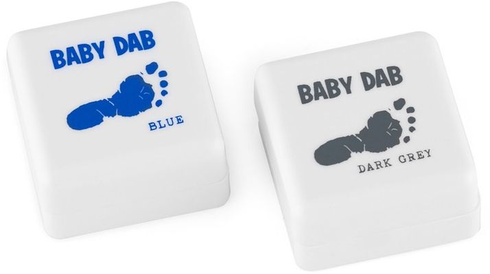Baby Dab Barva na dětské otisky modrá, šedá 2 ks