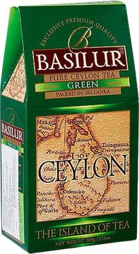 Basilur Island of Tea Ceylon Green papír 100 g