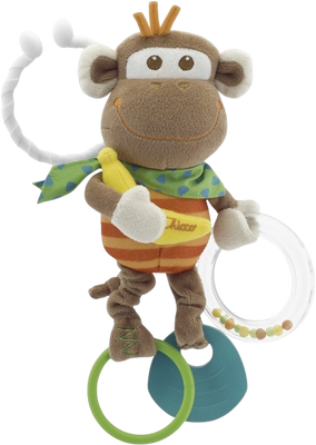 Chicco Kousátko/chrastítko vibrující opice 3m+