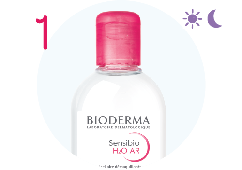 Bioderma, Rutina pro začervenalou pleť, BIODERMA Sensibio H2O AR