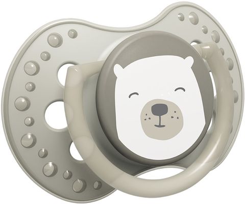 LOVI Dudlík silikonový dynamický Buddy Bear 3-6m 2 ks