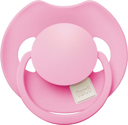 LOVI Dudlík silikonový dynamický PRIME Tutti Frutti 18m+ Peony Pink 3 ks
