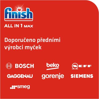 Finish All-in-1 Lemon Tablety do myčky 80 ks