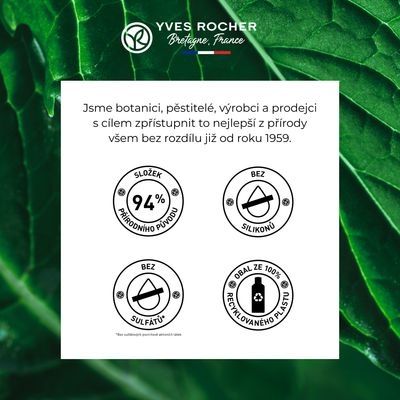 Yves Rocher Šampon proti lupům s bio mátou peprnou 300 ml