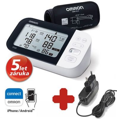 Omron M7 Intelli IT s AFib + zdroj (set)