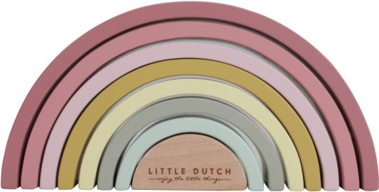 Little Dutch Skládačka duha Pink