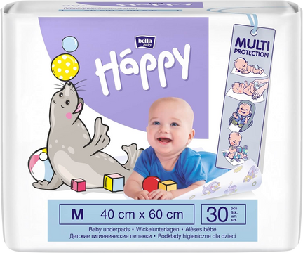 Bella Happy Dětské hygienické podložky 40x60cm 30 ks