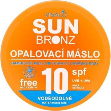 Vivaco SUN BRONZ Opalovací máslo SPF10 coral friendly 150 ml