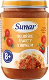 Sunar Příkrm špagety s boloňskou omáčkou 8m+, 190 g