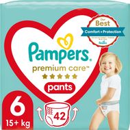 Pampers Premium Care Pants Plenkové kalhotky vel. 6, 15+ kg, 42 ks