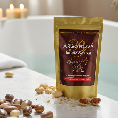Body Tip Sůl do koupele s BIO arganovým olejem 300 g
