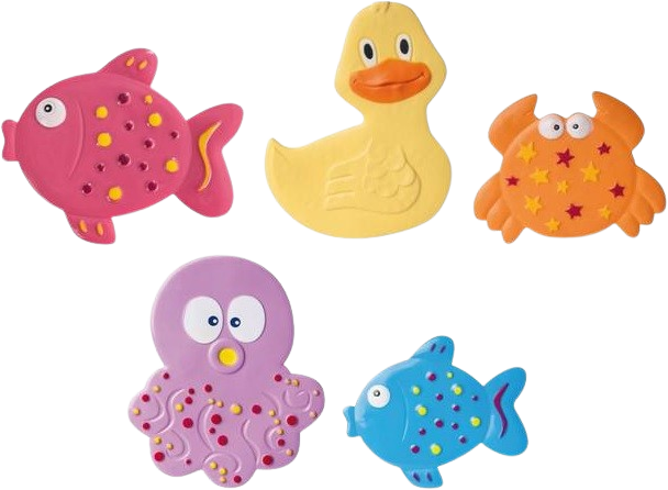 Canpol babies Mini protiskluzové podložky do vany 5 ks