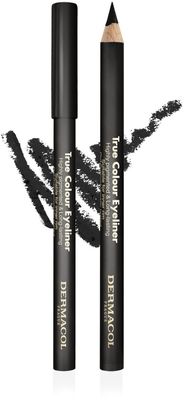 Dermacol True colour dřevěná tužka na oči - Black 4 g