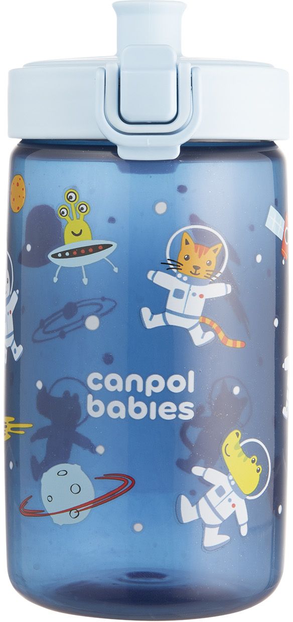 Canpol babies Lahev pro děti JUNIOR modrá 400 ml