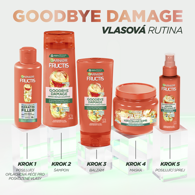 Garnier Fructis Goodbye Damage šampon, 250 ml