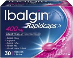 Ibalgin Rapidcaps 400 mg 30 měkkých tobolek