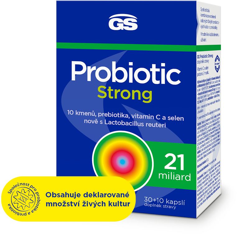 GS Probiotic Strong 40 kapslí