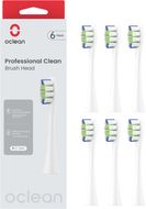 Oclean náhradní hlavice Professional Clean, P1C1 W06 bílé 6 ks