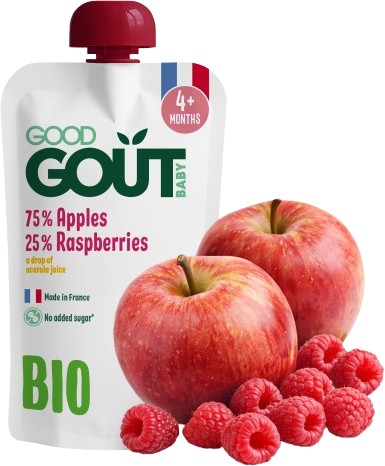Good Goût BIO Jablko s malinou 120 g