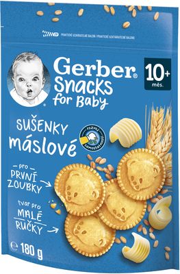 Gerber Snacks máslové sušenky 180 g