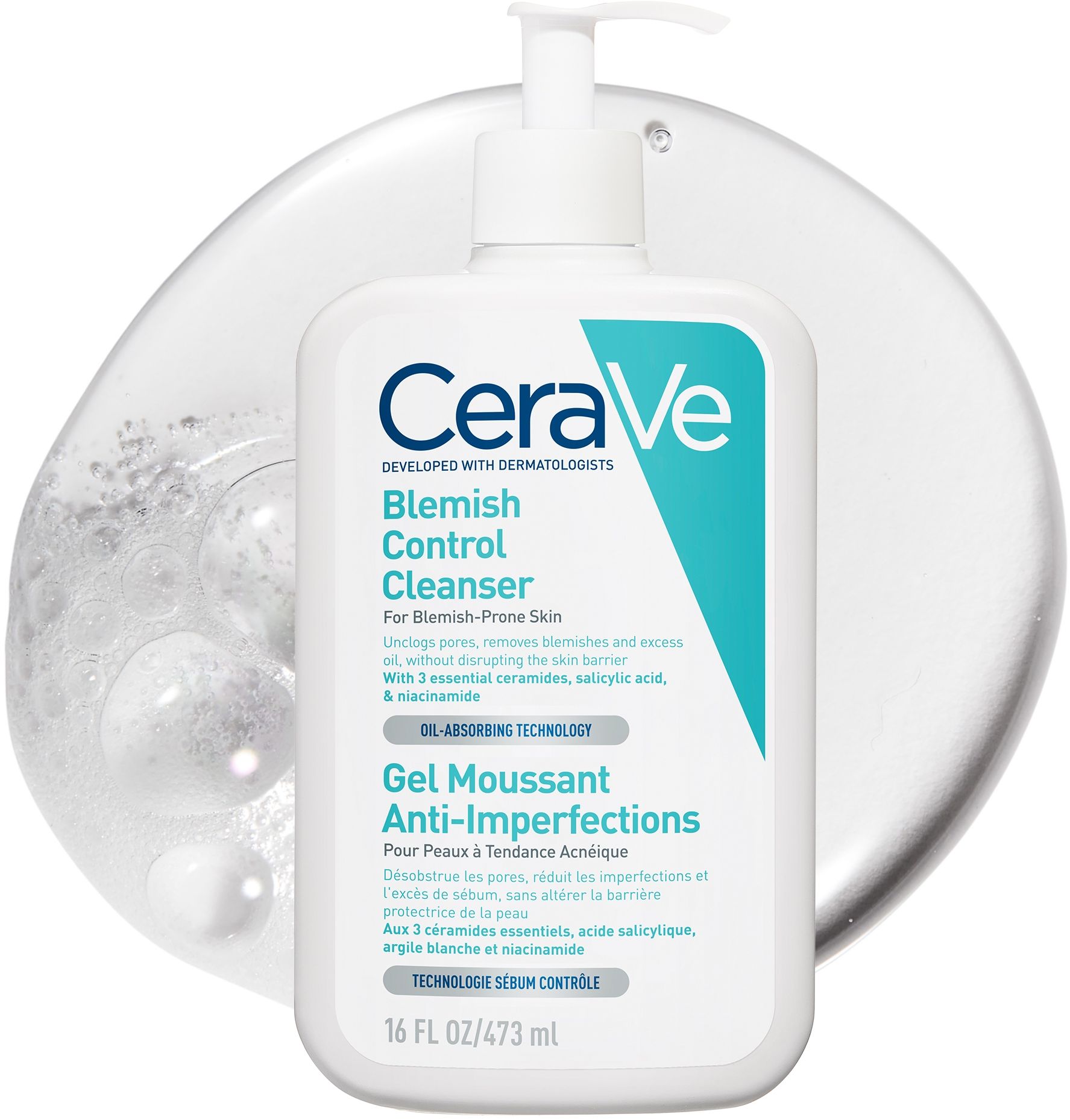 CeraVe čistící gel proti nedokonalostem 473 ml