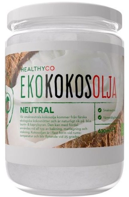 HealthyCO BIO Kokosový olej - neutrální 630 ml