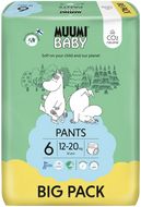Muumi Baby Pants 6 Junior 12-20 kg kalhotkové eko pleny 52 ks