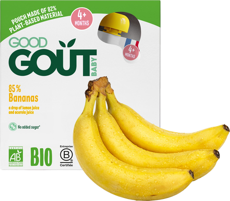 Good Goût BIO Banán 4 x 85 g