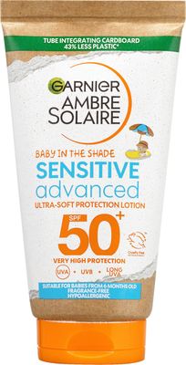 Garnier Ambre Solaire Sensitive Advanced Opalovací mléko s ochranou pro děti OF 50+ 50 ml