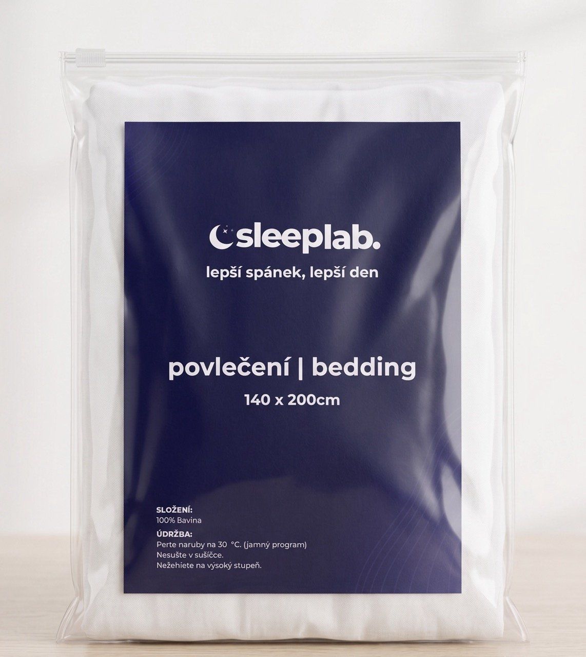 SleepLab Bavlněné povlečení na zátěžovou deku 140 cm