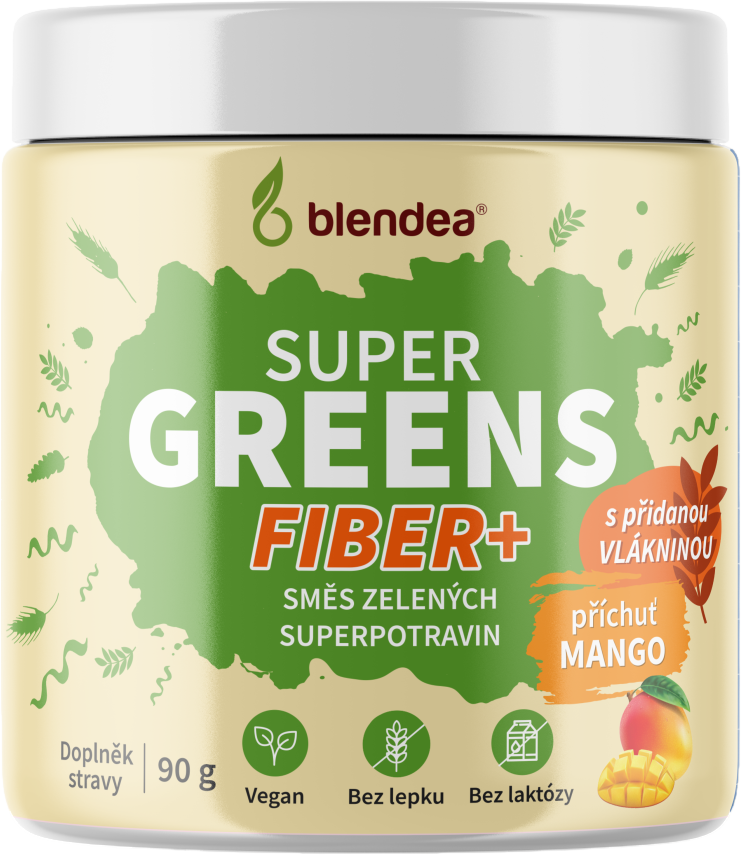 Blendea Supergreens Fiber+ Mango BIO 90 g