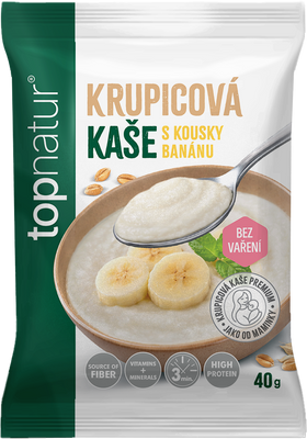 Topnatur Krupicová kaše Banán 40 g