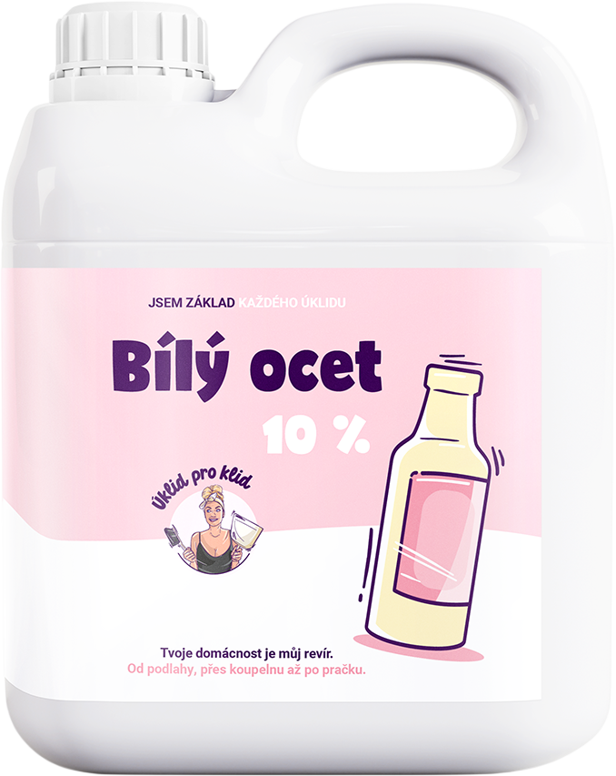 Úklid pro klid Bílý ocet 10% 2 l
