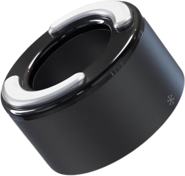 Therabody TheraFace Hot & Cold Rings Black 2 ks