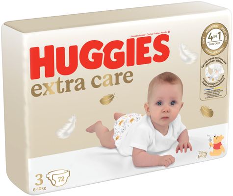 Huggies® Extra Care 3, 72 ks