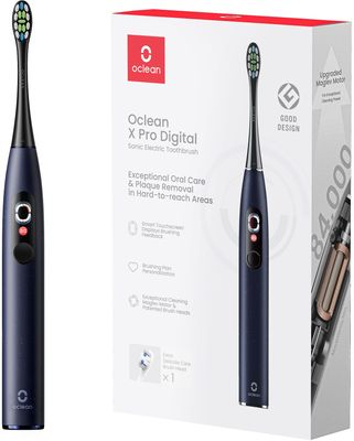 Oclean X Pro Digital Dark Blue sonický kartáček tmavě modrý