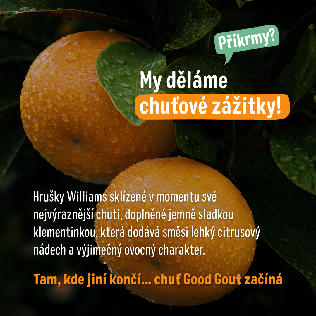 Good Goût BIO Hruška s klementinkou 120 g