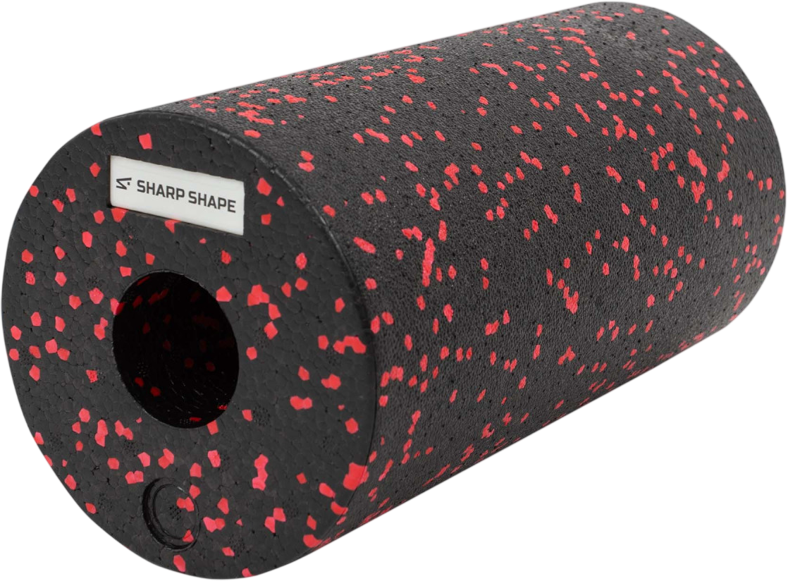 Sharp Shape Masážní válec Foam roller 30 cm, červeno-černá barva