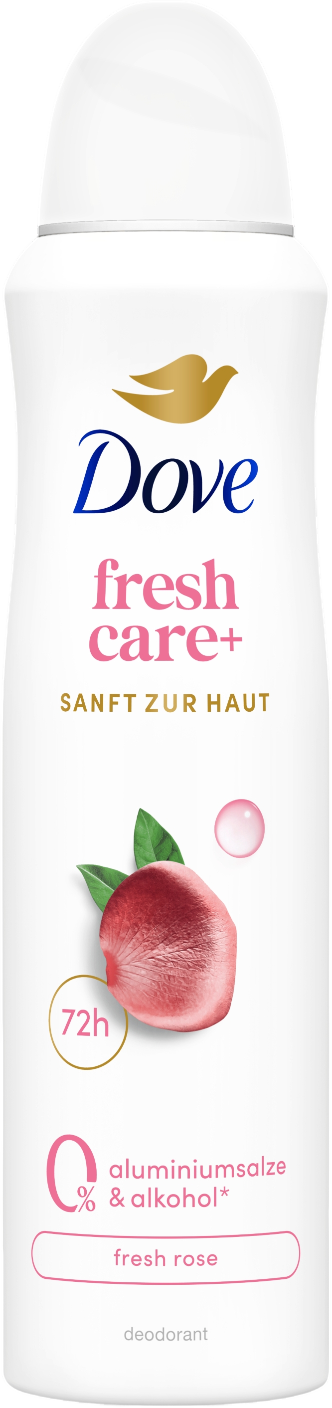 Dove 0% Fresh Rose deodorant sprej 150 ml