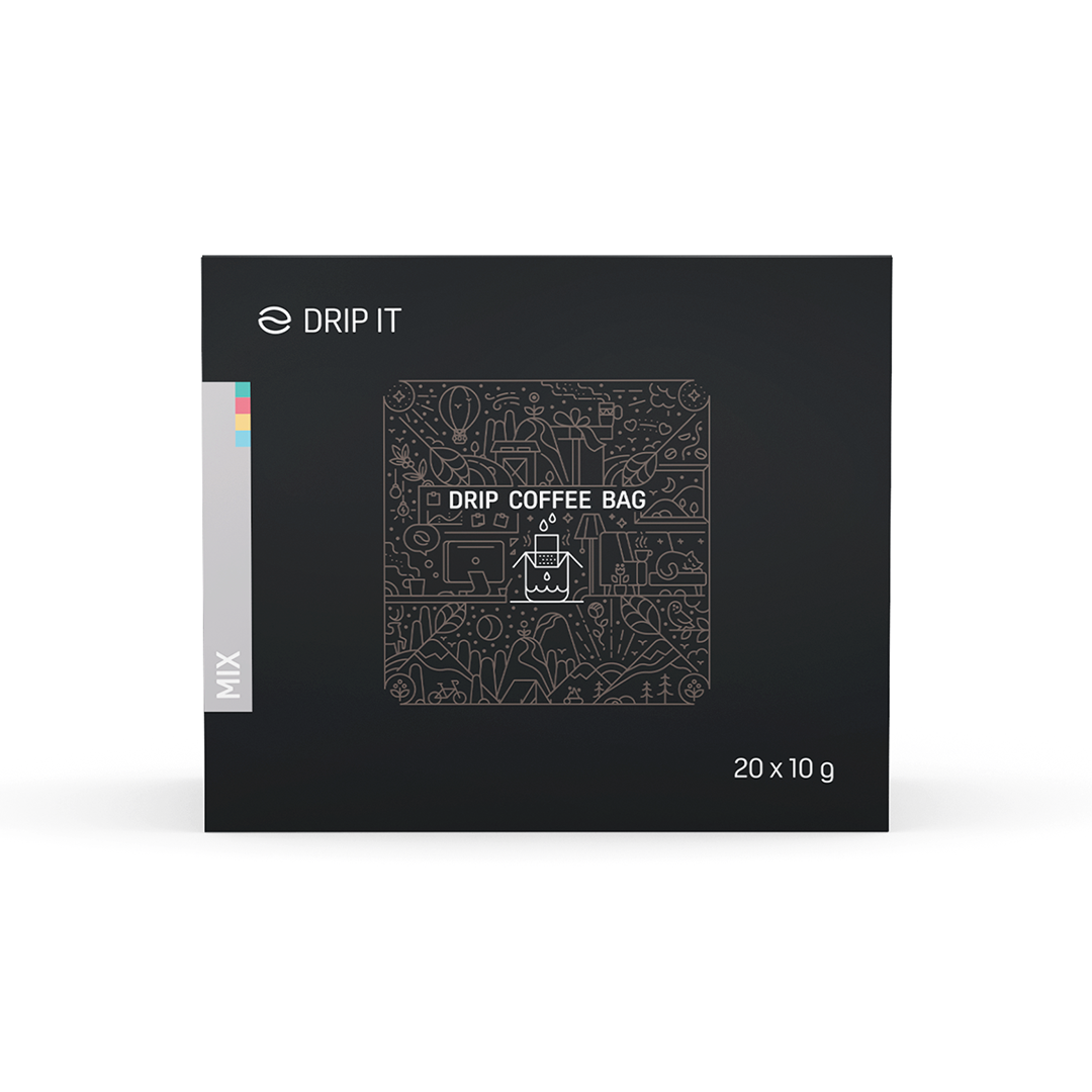 Drip it Káva ve filtru Mix 4 druhů 20 x 10 g